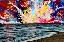 Fließende Farben: Meer by jumeswelt