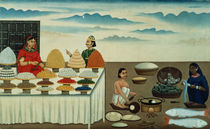 Fish seller by Shiva Dayal Lal
