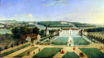 Chateau of Charles Guillaume Le Normant by Charles Laurent Grevenbroeck