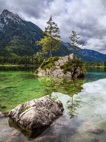 Der Hintersee in Ramsau im Berchtesgadener Land by Rico Ködder