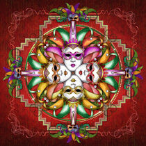 Mandala Festival Masks V2 von Peter  Awax