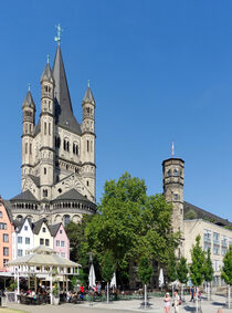 Groß St. Martin in Köln von Berthold Werner