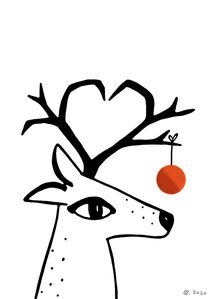 Rentier / Reindeer - 2020 von Sara Sameith