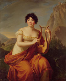 Madame de Stael as Corinne  von Firmin Massot