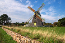 Windmühle von Nebel auf Amrum, Nordfriesland, Deutschland von alfotokunst