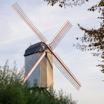 Windmühlen von Brügge, Flandern, Belgien von alfotokunst