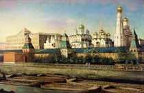 View of the Moscow Kremlin from the Embankment  von Nikolai Ivanov Podklutchnikov