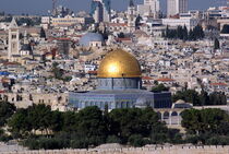Jerusalem: der Felsendom vom Ölberg aus gesehen von Berthold Werner