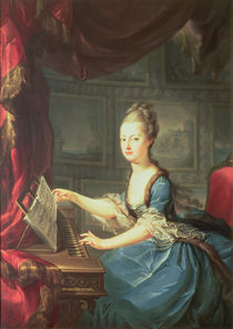 Archduchess Marie Antoinette Habsburg-Lothringen  by Franz Xaver Wagenschon
