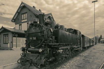 Lok "Berta" | Bahnhof Ochsenhausen von Thomas Keller