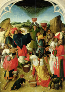 Gathering of the Manna  von Master of the Gathering of the Manna
