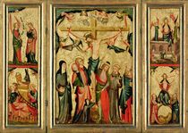 Triptych depicting the Crucifixion of Christ by Master of Cologne