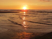 Abendstimmung am Meer von Heike Jäschke