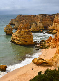 Marinha's Beach in Portugal by Patricia Santos