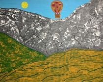 Landscape with a balloon von giart