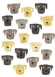 Labrador Retriever Dogs von Nic Squirrell