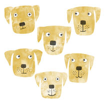 Golden Labrador Retriever Dogs von Nic Squirrell