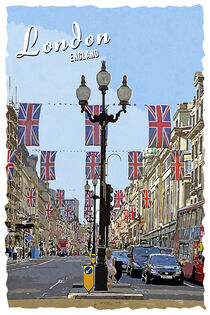 London im Vintage Style von printedartings