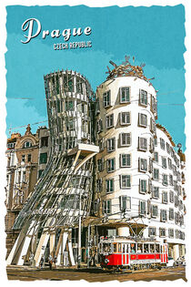 Prag im Vintage Style by printedartings