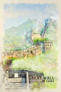 Chinesische Mauer von printedartings