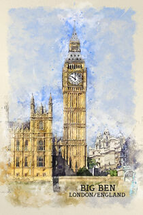 Big Ben by printedartings