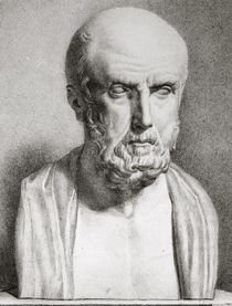 Portrait of Hippocrates  by Langlume