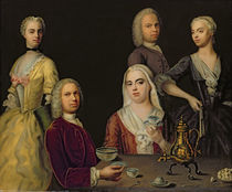 The Denner Family  von Jacob Denner