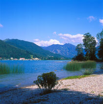 TEGERNSEE. Enten schwimmen auf dem See_2. von li-lu