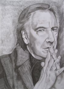 Alan Rickman by Marion Hallbauer