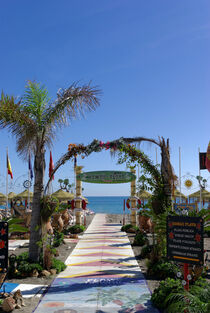 Torremolinos: eine Strandbar von Berthold Werner