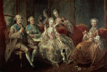 The Penthievre Family or The Cup of Chocolate by Jean Baptiste Charpentier