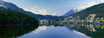 SCHWEIZ - Engadin. St.Moritzersee. Panoramablick vom Hotel Waldhaus am See. by li-lu