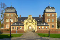 Schloss Ahaus im Münsterland - Wasserschloss in der Abendsonne 3x2