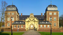 Schloss Ahaus im Münsterland - Wasserschloss in der Abendsonne