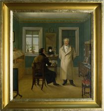 Goethe Dictating to his Clerk John von Johann Joseph Schmeller