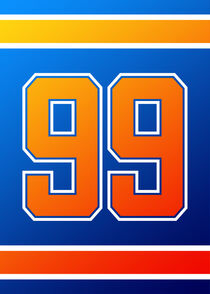 Blue Orange 99 Shining by William Rossin