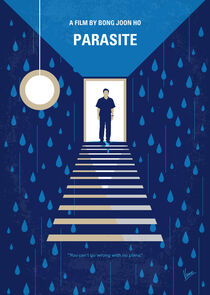 No1158 My Parasite minimal movie poster by chungkong