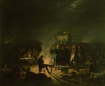 Bivouac of Napoleon I  by Adolphe Roehn