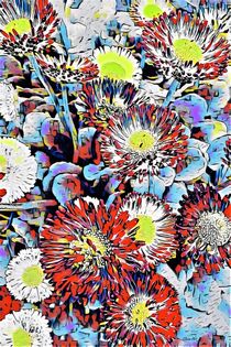 Indian Paintbrushes in Bloom von eloiseart