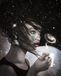 Cosmic Coffee Break von Paula  Belle Flores