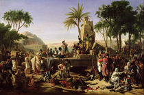 Troops halted on the Banks of the Nile by Jean-Charles Tardieu