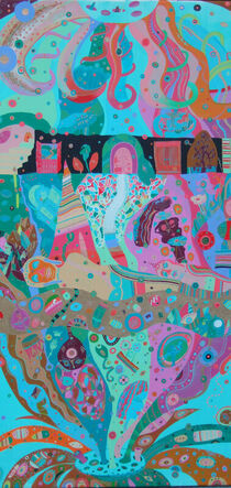 THE CREATIVE JOURNEY, detail 1 by Rosie Jackson