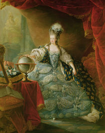 Portrait of Marie Antoinette  von Jean-Baptiste Andre Gautier D'Agoty
