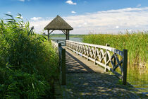 Holzsteg am Zierker See in Neustrelitz by Stephan B. Schäfer