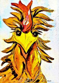 Bad Hair Day Rooster von eloiseart