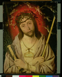 Christ as the Man of Sorrows  by Jan Mostaert