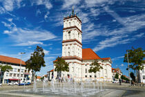 Evangelische Stadtkirche am Marktplatz in Neustrelitz von Stephan B. Schäfer