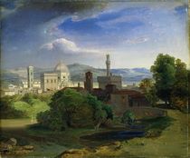 View over Florence von Carl Rottmann