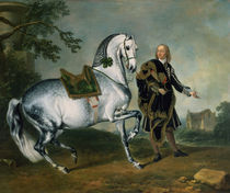 The Dappled Horse 'Scarramuie' en Piaffe  by J.G. Hamilton
