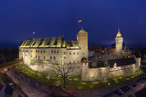 Kaiserburg Nürnberg beleuchtet von Norbert Probst